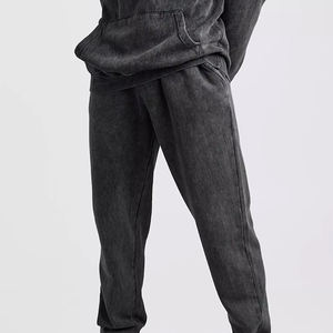 Ensembles de survêtements en molleton de coton délavé personnalisés 2024 de haute qualité, à épaules tombantes, respirants, imprimés, pour la gym, OEM, hiver, grandes tailles - Product Image 4