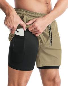 Gym <b>Shorts</b> for <b>Men</b> High Quality 100% Cotton Solid Quick Dry Workout Running Training Athletic <b>Shorts</b> with Pockets OEM - Product Image 5