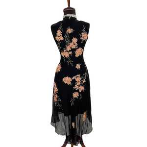 Robe de soirée élégante pour dames Respirante Poly-Mesh Antistatique Caractéristique Perles brodées pour cocktail - Product Image 5