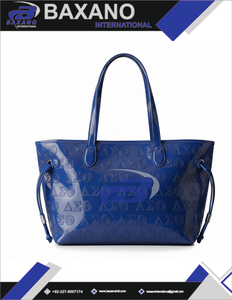 Bolso de Mano Delta Sigma Theta DST, de Cuero Patentado Brillante en Relieve, Ligero, Duradero, de 10 Pulgadas, Barnizado, para Uso Diario - Product Image 5