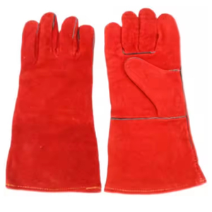 make this tital long Heat Resistant Gloves Custom logo Anti Wrinkle Best Leather Material Heat Resistant Gloves - Product Image 4