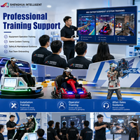 Parc d'attractions mobile de Laser Tag : VR portable, karts, voitures tamponneuses, formation sur site et plan d'organisation d'événements
