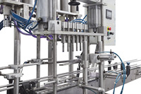 Ligne de remplissage, bouchage et étiquetage électrique haute vitesse avec pompe et moteur pour la production de cosmétiques, alimentaire et chimique – Technologie avancée