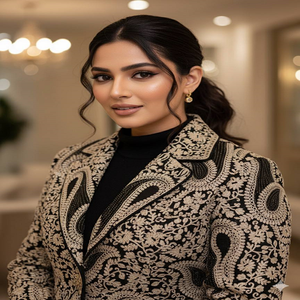 ชุดเดรสผ้ากำมะหยี่สำหรับเจ้าสาวชุดส่าหรีเลเฮนกัส์ผ้าปักลายผ้านุ่มหรูหราระดับพรีเมียม - Product Image 1