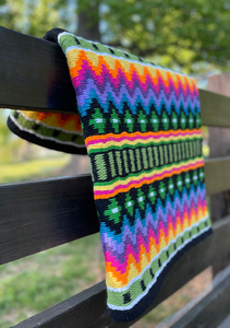 Manta de sillín de lana hecha a mano de diseño de Nueva Zelanda con forro polar, almohadilla de sillín de lana superior para caballo de espectáculo occidental disponible en tamaño - Product Image 3