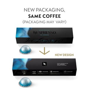 Cápsulas Nespresso Vertuo, Ice Leggero, 50 Unidades, Cápsulas de Café Doble Espresso, Prepara 2.7 oz - Product Image 2