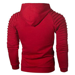 เสื้อมีฮู้ดผ้าคอตตอนโอเวอร์ไซส์ผ้าฟลีซแบบหนาระบายได้ผ้าขนแกะระบายได้ดีไม่มีลายปรับแต่งได้ - Product Image 3