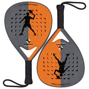 Raqueta de Tenis Playa Profesional para Mujer, Diseño Personalizable de Fibra de Carbono Ligera y Ecológica, Incluye Bolsa - Product Image 1