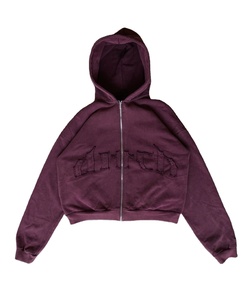 Ropa de calle, diseño personalizado, 100% algodón, peso pesado, bordado desgastado, sudaderas con capucha para hombre - Product Image 6