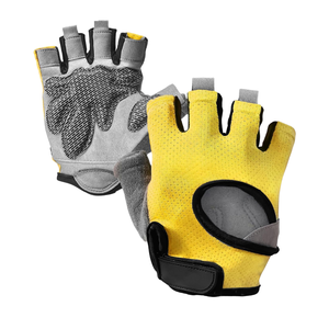 Guantes de gimnasio de medio dedo Premium para hombres y mujeres, guantes de entrenamiento antideslizantes para entrenamiento físico, levantamiento de pesas - Product Image 6