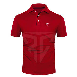 เสื้อยืดโปโลสำหรับผู้ชาย, สินค้ามาใหม่เสื้อผ้าฟิตเนสแห้งเร็วผ้าคอตตอน100% ดีไซน์รูปแบบพื้นเข้ารูปแบบถักไม่ซ้ำใคร - Product Image 1