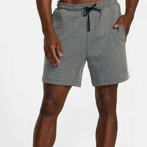 Short de sport de jogging en coton décontracté pour hommes avec poches de gymnastique Logo personnalisé OEM Vêtements d'entraînement pour le fitness Yoga Shorts de course à pied - Product Image 1