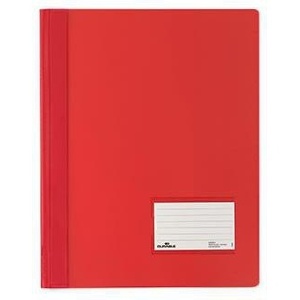 DURABLE DURALUX Extra Wide PVC Red Fastener Translucent DIN <b>A4</b> File <b>Folder</b> Accessories - Product Image 1