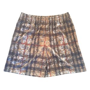 Woven 100% Polyester Whole Mesh Men's Custom Sublimation Baseball Shorts Double <b>Layer</b> 5 Inch Inseam Gym - Product Image 3