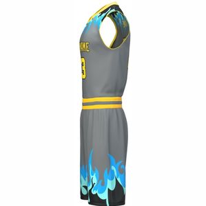Diseño de moda Ropa deportiva Sublimación simple Ropa de baloncesto Equipo personalizado Hombres Niños Baloncesto Jersey Uniforme Conjuntos - Product Image 3