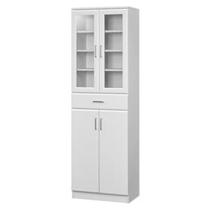 Armoires de cuisine modernes en bois blanc de style japonais avec rangement efficace et installation facile Marque Shirai - Product Image 1