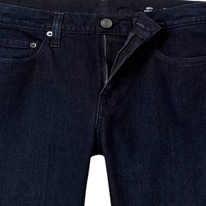 Pantalon en denim respirant de haute qualité noir foncé de qualité supérieure pour hommes, jean Slim Fit en vrac pour hommes - Product Image 2
