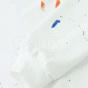 Sudadera con capucha estampada para hombre con capucha con cordón y bolsillo lateral estilo de calle de tela suave para uso diario - Product Image 4