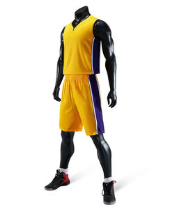 Maillots de basket-ball unisexes, uniformes respirants à séchage rapide, nom d'équipe personnalisable pour adultes - Product Image 1