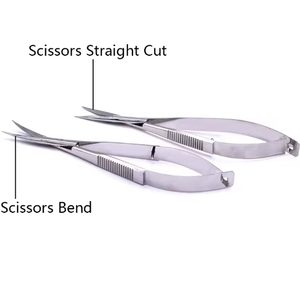 Titan Micro ciseaux à ressort pour cils extra pointus Pince à épiler légère Fournisseurs de gros au Pakistan - Product Image 6