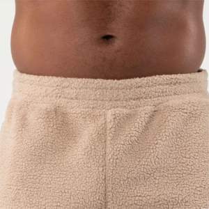 OEM Custom Manufacture Winter Half Zip <b>Sherpa</b> <b>Joggers</b> Baggy Pant Fleece Pants Set <b>Joggers</b> for Men - Product Image 6