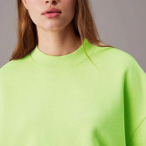 Sudaderas de algodón de nuevo diseño para mujer, ropa informal, sudaderas de moda, sudaderas de algodón 100% transpirables de Color sólido para mujer - Product Image 4