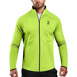 Wholesale Eco-Friendly Breathable Men's Gym <b>Jackets</b> for <b>Winter</b> Fitness <b>Running</b> with Custom Front Logo OEM Service Manufacturer - Product Image 1