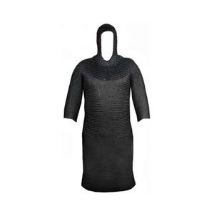 <b>Medieval</b> Chainmail Butted Hood Premium Quality Chainmail Coif Warrior Costume Chainmail Butted - Product Image 5