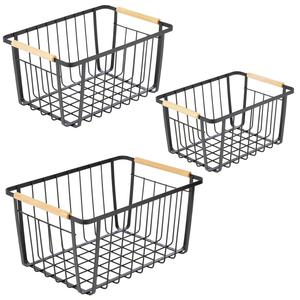 Premium Quality <b>Wire</b> <b>Basket</b> with Handle Premium Quality Laundry Storage and Food Fruit Vegetable Storage <b>Basket</b> - Product Image 4
