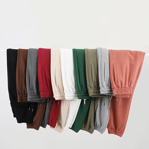 Wholesale Bulk Cotton Pants Plain Jogging Blank Pants Custom Dyed Men Sweat Pants - Product Image 3