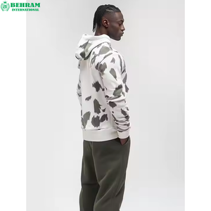 Sweat à capuche d'hiver OEM 2026 doublé coupe régulière 100 % coton molletonné de haute qualité pour un effet délavé à l'acide – Sweat-shirts et sweats à capuche pour hommes - Product Image 2
