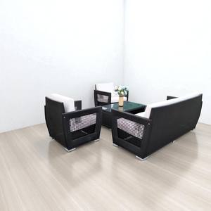 PRSF- 007 Juego de sofá de mimbre para comedor y ocio al aire libre con marco de aluminio para áreas de jardín, hotel y playa - Product Image 5