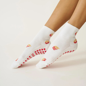 Chaussettes antidérapantes en coton de haute qualité à motifs mignons sur le thème alimentaire, vente en gros d'usine du Vietnam, pour Pilates, Reformer, Yoga, pieds nus - Product Image 5