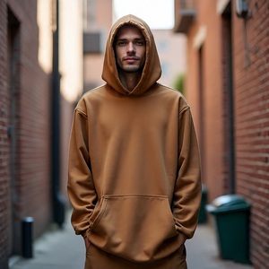 เสื้อฮู้ดทรงหลวมสำหรับผู้ชายเสื้อฮู้ดโอเวอร์ไซส์สำหรับวิ่งจ๊อกกิ้งวิ่งฤดูหนาว - Product Image 5