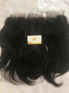 100% extensión de cabello humano tejido cabello humano Remy de Vietnam pelucas de cabello humano con cierre frontal precio de fabricación al por mayor - Product Image 3