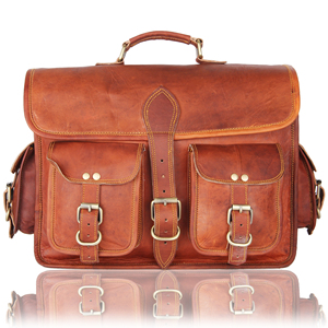 Nouveaux sacs de selle en cuir véritable sac de moto pochette en cuir marron sacoche de selle pochette à outils de moto sac en cuir de selle - Product Image 2