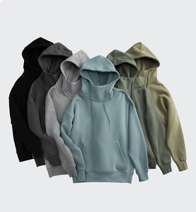 Sudadera con Capucha de Hip Hop para Hombre, Corte Regular, 100% Algodón, Forro Polar Grueso y Resistente para Invierno, Estilo Urbano, Ecológica, con Logotipo Personalizado OEM Digital - Product Image 1
