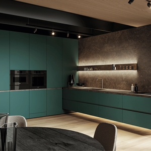 Meubles sur mesure JY Project, armoire en bois de style européen personnalisée, armoire de cuisine attrayante pour villa et appartement modernes - Product Image 5