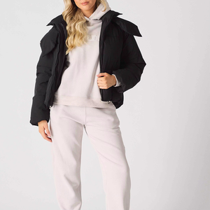 Chaqueta de Invierno Acolchada con Cierre de Cremallera y Estampado Personalizado de Alta Calidad para Mujer, Nueva Chaqueta de Moda Transpirable de Manga Larga para Mujer - Product Image 5