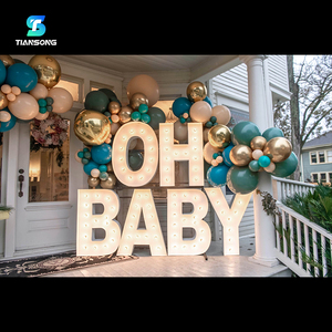4ft Led OH BABY Marquee Letters Light up <strong>Number</strong> Sign for Wedding <strong>Decor</strong> Custom Marquee Led Sign - Product Image 6