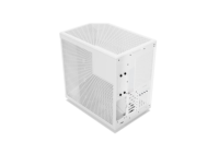 Y70 Touch Infinite Dual Chamber Mid-Tower ATX Case 14.9" Integrated IPS Touchscreen Gaming Computer Towers Full White Casing