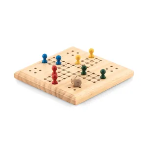Juego de Mesa LUDO de Madera Personalizado, Artículos Promocionales Personalizados - Product Image 1