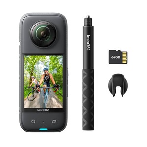 New Insta 360 X3-Cámara DE ACCIÓN impermeable 360 con sensores de 1/2 "48MP, 5,7 K 360 - Product Image 1