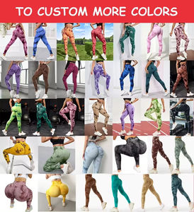 Tendance Top vente sur mesure croisé taille femmes Fitness sans couture Yoga Leggings impression personnalisée vêtements de Fitness pour les femmes - Product Image 2