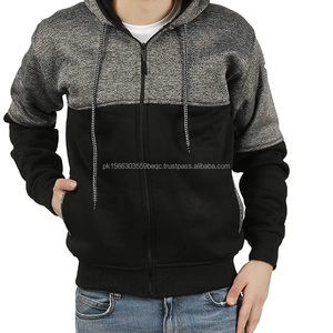 Meilleur nouveau style de sweats à capuche zippés pour hommes avec logo personnalisé vêtements de rue chauds et doux design décontracté pour hommes sweats à capuche zippés service OEM - Product Image 2