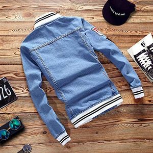 Factory rate Men's <b>Denim</b> Jackets professional quality good <b>material</b> cheap price for Men's <b>Denim</b> Jackets - Product Image 4