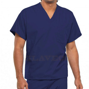Fabricante de fábrica Nueva llegada Uniforme médico Color sólido Precio bajo Uniforme médico - Product Image 2