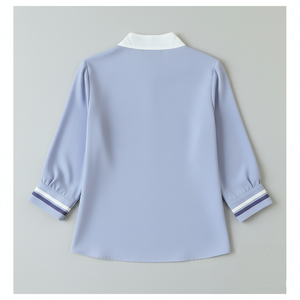 Camicette di lusso Casual estive da donna in Chiffon <span class=keywords><strong>con</strong></span> maniche lunghe Raglan <span class=keywords><strong>fiocco</strong></span> decorazione in tessuto eco-friendly - Product Image 6