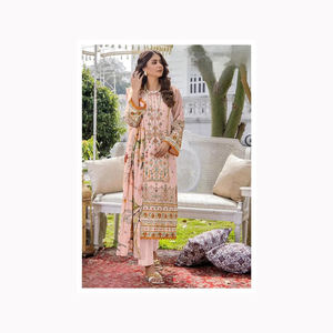 Elegante vestido musulmán pakistaní para mujer, vestidos de invierno personalizados para mujer, Algodón ligero, Salwar Kameez, India, Pakistán - Product Image 2