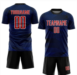 ชุดฟุตบอลระบายอากาศได้ดีชุดเครื่องแบบทีมฟุตบอลชายชุดสีฟ้าสีชมพูสีเหลืองสีเขียว - Product Image 4